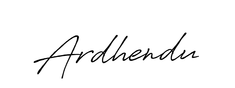 Design your own signature with our free online signature maker. With this signature software, you can create a handwritten (Antro_Vectra_Bolder) signature for name Ardhendu. Ardhendu signature style 7 images and pictures png