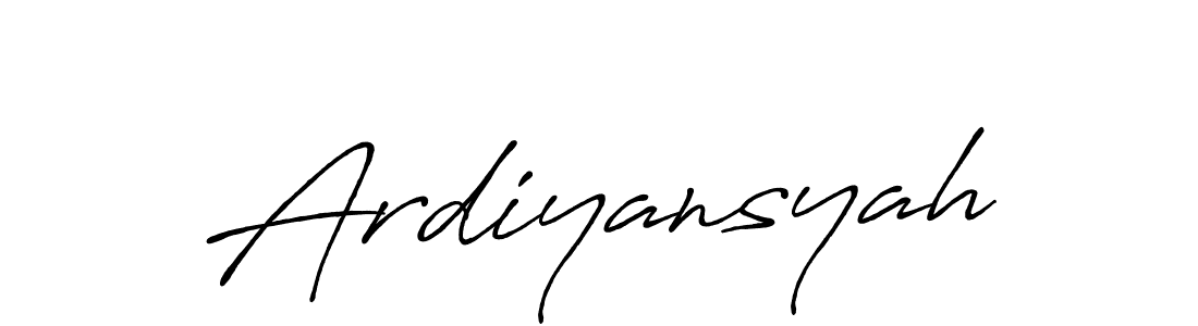 Make a beautiful signature design for name Ardiyansyah. Use this online signature maker to create a handwritten signature for free. Ardiyansyah signature style 7 images and pictures png
