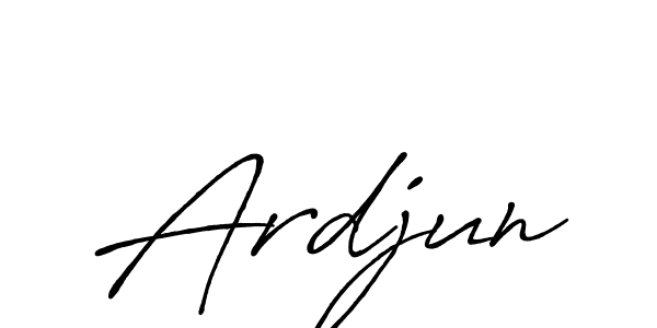 It looks lik you need a new signature style for name Ardjun. Design unique handwritten (Antro_Vectra_Bolder) signature with our free signature maker in just a few clicks. Ardjun signature style 7 images and pictures png