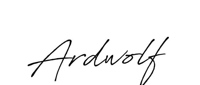 It looks lik you need a new signature style for name Ardwolf. Design unique handwritten (Antro_Vectra_Bolder) signature with our free signature maker in just a few clicks. Ardwolf signature style 7 images and pictures png