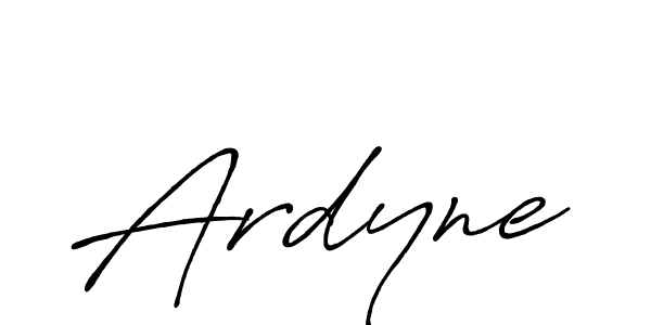 Ardyne stylish signature style. Best Handwritten Sign (Antro_Vectra_Bolder) for my name. Handwritten Signature Collection Ideas for my name Ardyne. Ardyne signature style 7 images and pictures png