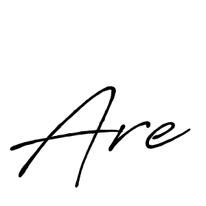 Make a beautiful signature design for name Are. With this signature (Antro_Vectra_Bolder) style, you can create a handwritten signature for free. Are signature style 7 images and pictures png