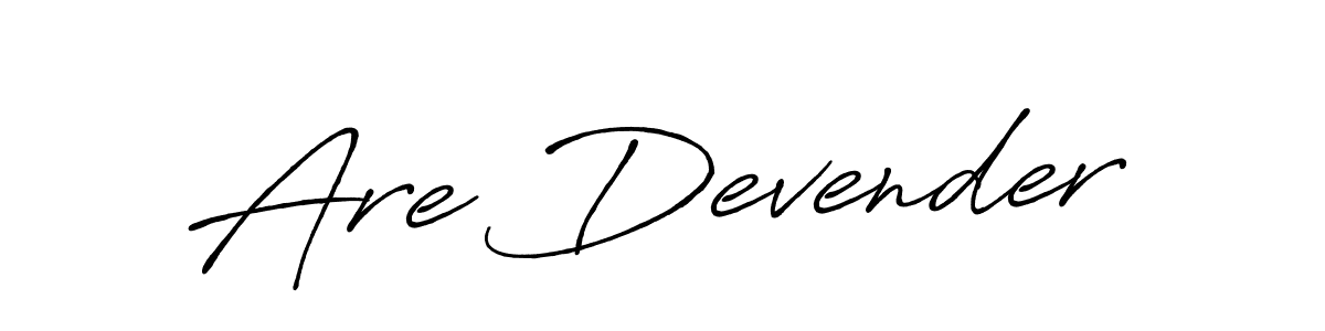 The best way (Antro_Vectra_Bolder) to make a short signature is to pick only two or three words in your name. The name Are Devender include a total of six letters. For converting this name. Are Devender signature style 7 images and pictures png