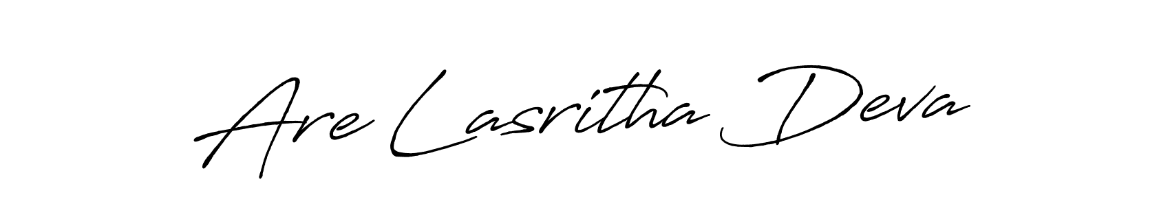 Use a signature maker to create a handwritten signature online. With this signature software, you can design (Antro_Vectra_Bolder) your own signature for name Are Lasritha Deva. Are Lasritha Deva signature style 7 images and pictures png