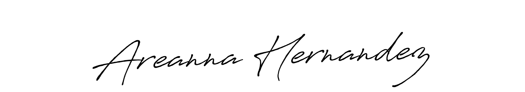 How to make Areanna Hernandez name signature. Use Antro_Vectra_Bolder style for creating short signs online. This is the latest handwritten sign. Areanna Hernandez signature style 7 images and pictures png