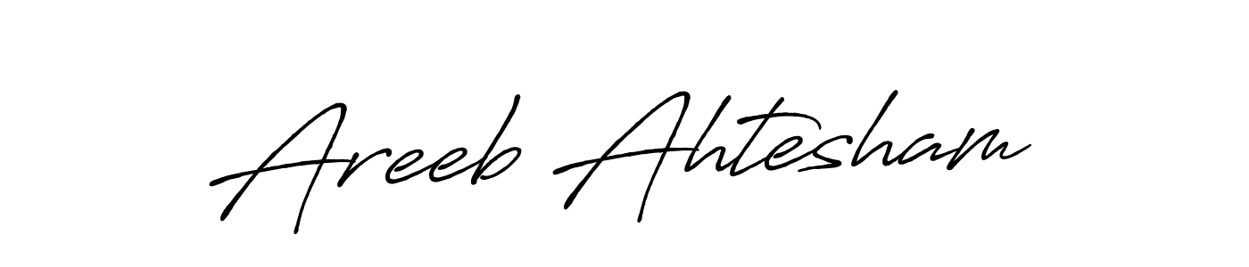 Also You can easily find your signature by using the search form. We will create Areeb Ahtesham name handwritten signature images for you free of cost using Antro_Vectra_Bolder sign style. Areeb Ahtesham signature style 7 images and pictures png