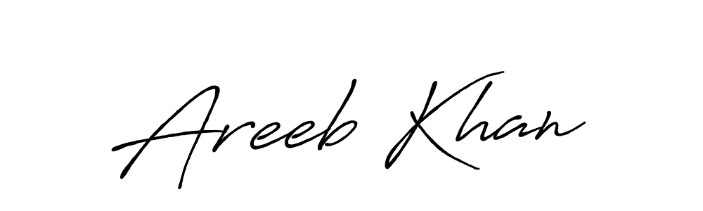 How to make Areeb Khan signature? Antro_Vectra_Bolder is a professional autograph style. Create handwritten signature for Areeb Khan name. Areeb Khan signature style 7 images and pictures png