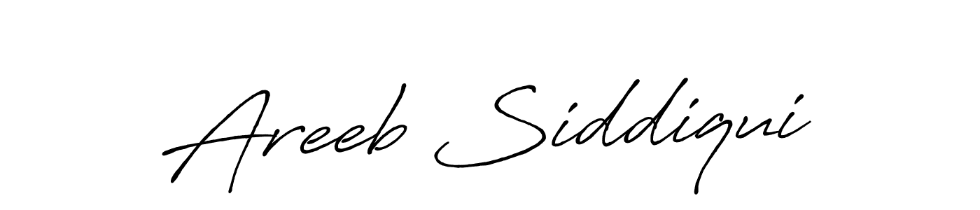 Make a beautiful signature design for name Areeb Siddiqui. Use this online signature maker to create a handwritten signature for free. Areeb Siddiqui signature style 7 images and pictures png