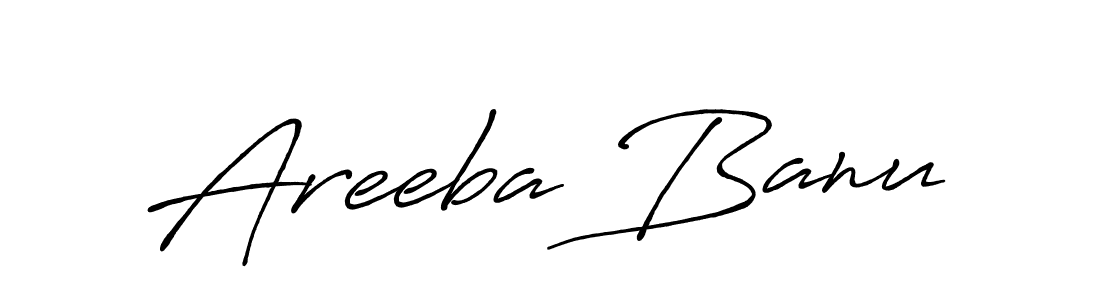 How to make Areeba Banu signature? Antro_Vectra_Bolder is a professional autograph style. Create handwritten signature for Areeba Banu name. Areeba Banu signature style 7 images and pictures png