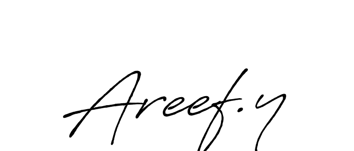 if you are searching for the best signature style for your name Areef.y. so please give up your signature search. here we have designed multiple signature styles  using Antro_Vectra_Bolder. Areef.y signature style 7 images and pictures png