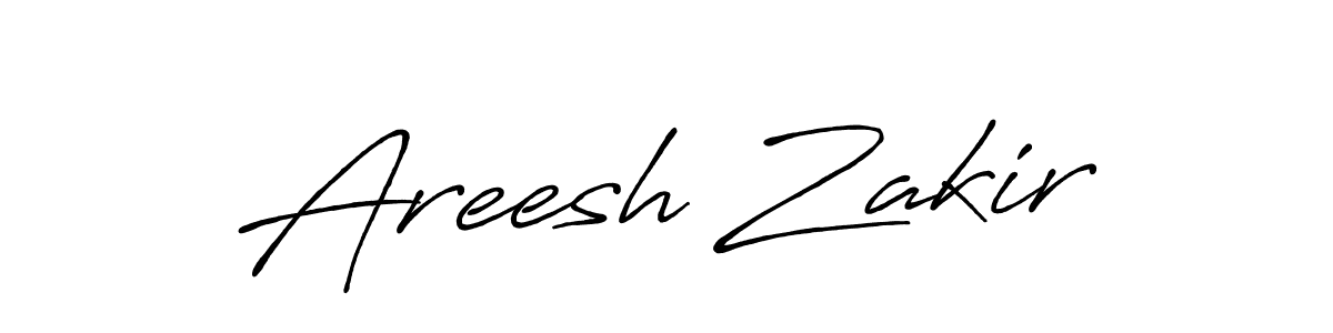 Use a signature maker to create a handwritten signature online. With this signature software, you can design (Antro_Vectra_Bolder) your own signature for name Areesh Zakir. Areesh Zakir signature style 7 images and pictures png