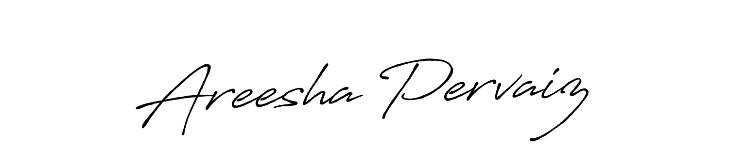 Also we have Areesha Pervaiz name is the best signature style. Create professional handwritten signature collection using Antro_Vectra_Bolder autograph style. Areesha Pervaiz signature style 7 images and pictures png