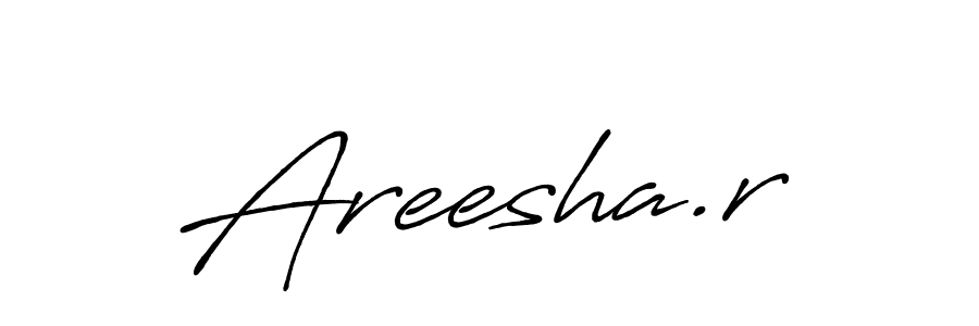 Create a beautiful signature design for name Areesha.r. With this signature (Antro_Vectra_Bolder) fonts, you can make a handwritten signature for free. Areesha.r signature style 7 images and pictures png