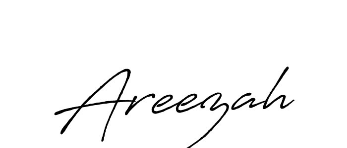 Create a beautiful signature design for name Areezah. With this signature (Antro_Vectra_Bolder) fonts, you can make a handwritten signature for free. Areezah signature style 7 images and pictures png