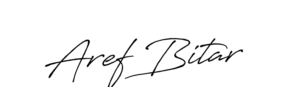 How to make Aref Bitar signature? Antro_Vectra_Bolder is a professional autograph style. Create handwritten signature for Aref Bitar name. Aref Bitar signature style 7 images and pictures png