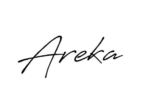 Use a signature maker to create a handwritten signature online. With this signature software, you can design (Antro_Vectra_Bolder) your own signature for name Areka. Areka signature style 7 images and pictures png