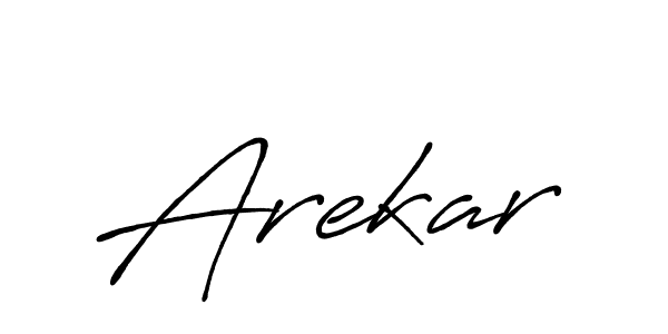 How to make Arekar signature? Antro_Vectra_Bolder is a professional autograph style. Create handwritten signature for Arekar name. Arekar signature style 7 images and pictures png