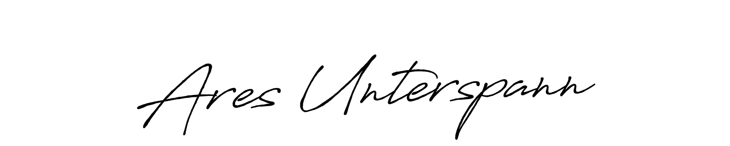 Best and Professional Signature Style for Ares Unterspann. Antro_Vectra_Bolder Best Signature Style Collection. Ares Unterspann signature style 7 images and pictures png