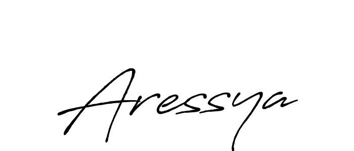 How to make Aressya signature? Antro_Vectra_Bolder is a professional autograph style. Create handwritten signature for Aressya name. Aressya signature style 7 images and pictures png