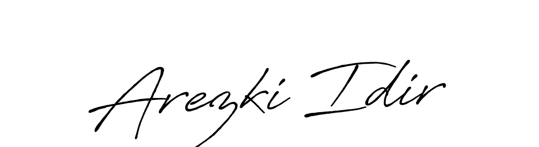 How to make Arezki Idir signature? Antro_Vectra_Bolder is a professional autograph style. Create handwritten signature for Arezki Idir name. Arezki Idir signature style 7 images and pictures png