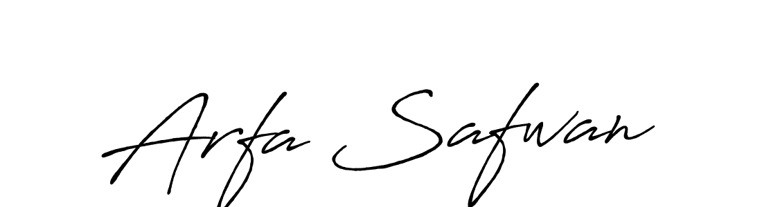 It looks lik you need a new signature style for name Arfa Safwan. Design unique handwritten (Antro_Vectra_Bolder) signature with our free signature maker in just a few clicks. Arfa Safwan signature style 7 images and pictures png