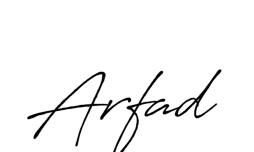if you are searching for the best signature style for your name Arfad. so please give up your signature search. here we have designed multiple signature styles  using Antro_Vectra_Bolder. Arfad signature style 7 images and pictures png