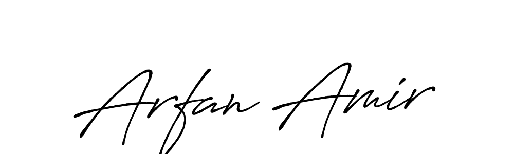 Also we have Arfan Amir name is the best signature style. Create professional handwritten signature collection using Antro_Vectra_Bolder autograph style. Arfan Amir signature style 7 images and pictures png