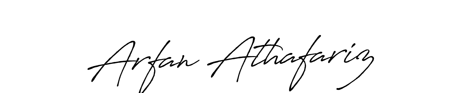You should practise on your own different ways (Antro_Vectra_Bolder) to write your name (Arfan Athafariz) in signature. don't let someone else do it for you. Arfan Athafariz signature style 7 images and pictures png