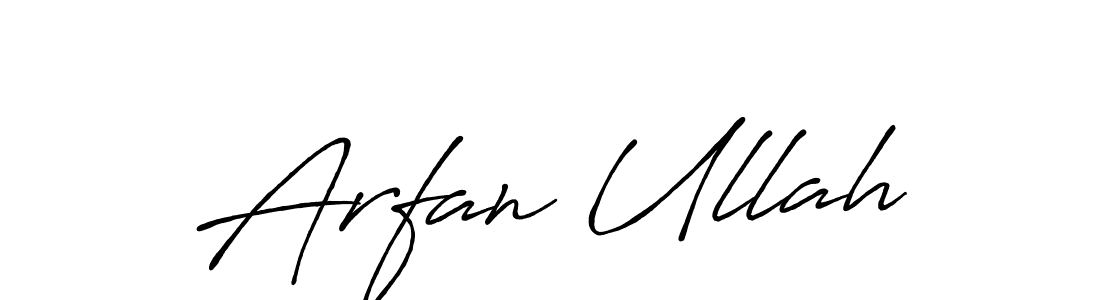How to make Arfan Ullah signature? Antro_Vectra_Bolder is a professional autograph style. Create handwritten signature for Arfan Ullah name. Arfan Ullah signature style 7 images and pictures png