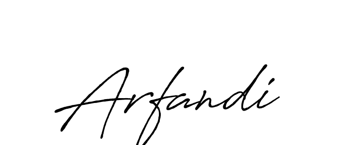 Arfandi stylish signature style. Best Handwritten Sign (Antro_Vectra_Bolder) for my name. Handwritten Signature Collection Ideas for my name Arfandi. Arfandi signature style 7 images and pictures png