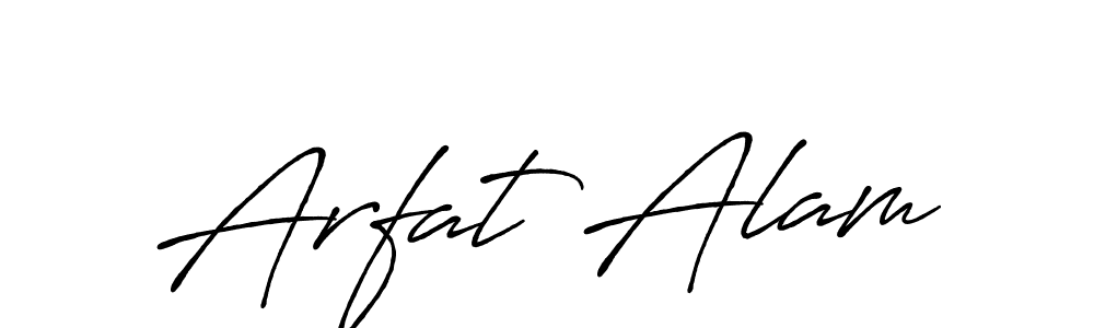 Also we have Arfat Alam name is the best signature style. Create professional handwritten signature collection using Antro_Vectra_Bolder autograph style. Arfat Alam signature style 7 images and pictures png