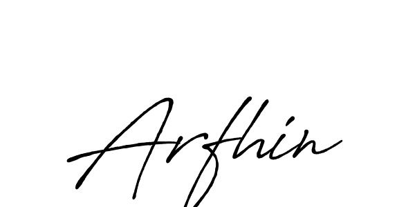 Antro_Vectra_Bolder is a professional signature style that is perfect for those who want to add a touch of class to their signature. It is also a great choice for those who want to make their signature more unique. Get Arfhin name to fancy signature for free. Arfhin signature style 7 images and pictures png