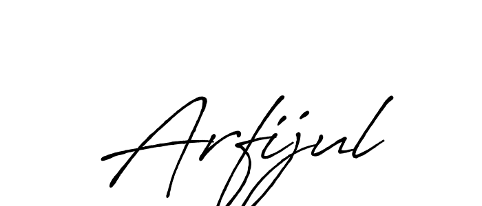 Also we have Arfijul name is the best signature style. Create professional handwritten signature collection using Antro_Vectra_Bolder autograph style. Arfijul signature style 7 images and pictures png