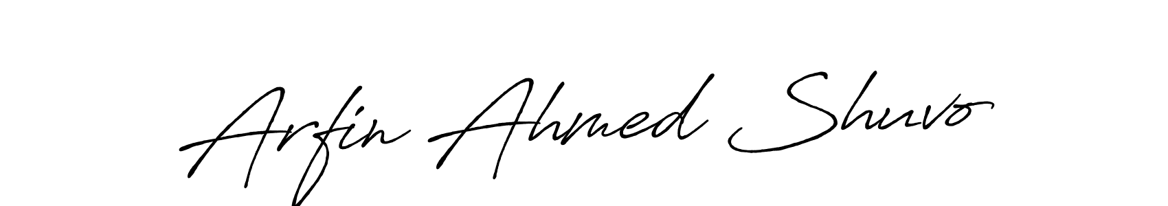 How to Draw Arfin Ahmed Shuvo signature style? Antro_Vectra_Bolder is a latest design signature styles for name Arfin Ahmed Shuvo. Arfin Ahmed Shuvo signature style 7 images and pictures png