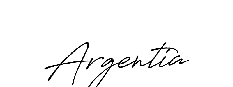 How to make Argentia signature? Antro_Vectra_Bolder is a professional autograph style. Create handwritten signature for Argentia name. Argentia signature style 7 images and pictures png