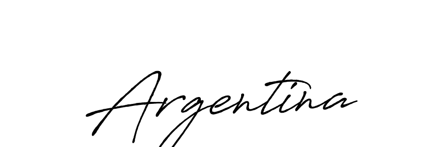 Also we have Argentina name is the best signature style. Create professional handwritten signature collection using Antro_Vectra_Bolder autograph style. Argentina signature style 7 images and pictures png