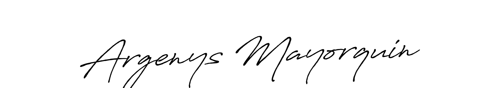 The best way (Antro_Vectra_Bolder) to make a short signature is to pick only two or three words in your name. The name Argenys Mayorquin include a total of six letters. For converting this name. Argenys Mayorquin signature style 7 images and pictures png