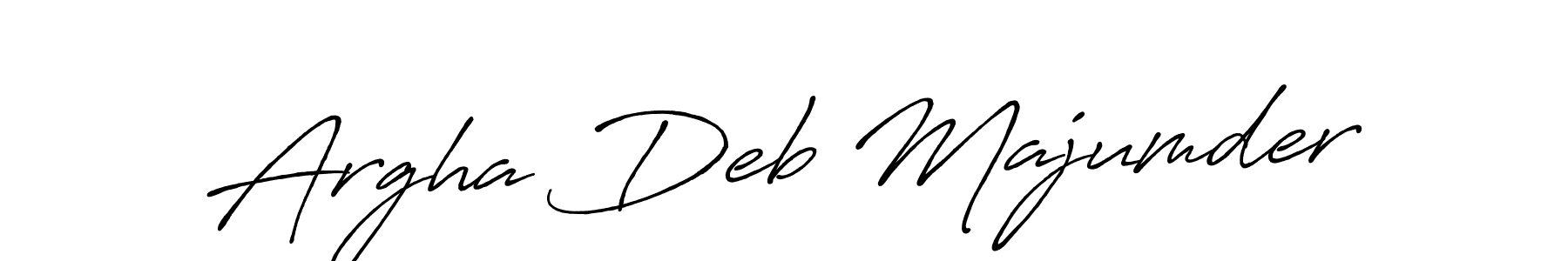Argha Deb Majumder stylish signature style. Best Handwritten Sign (Antro_Vectra_Bolder) for my name. Handwritten Signature Collection Ideas for my name Argha Deb Majumder. Argha Deb Majumder signature style 7 images and pictures png