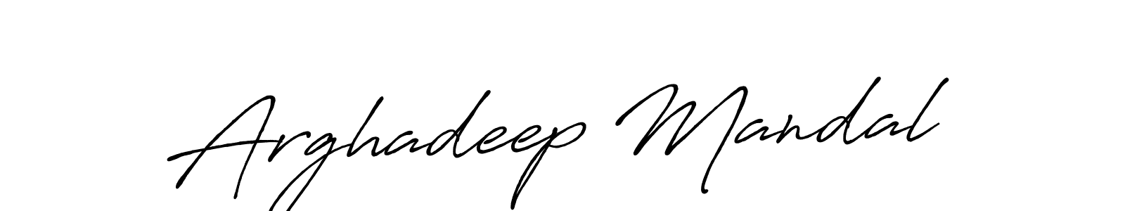 How to make Arghadeep Mandal signature? Antro_Vectra_Bolder is a professional autograph style. Create handwritten signature for Arghadeep Mandal name. Arghadeep Mandal signature style 7 images and pictures png