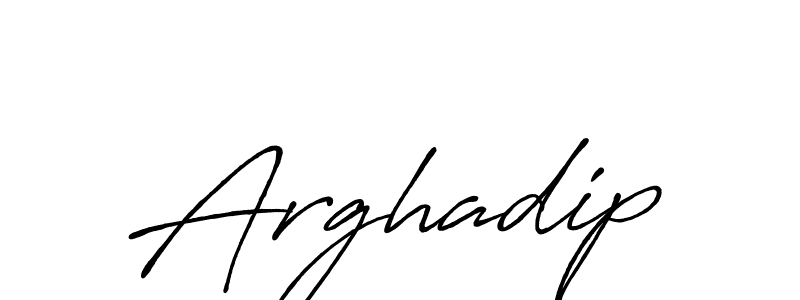 How to make Arghadip name signature. Use Antro_Vectra_Bolder style for creating short signs online. This is the latest handwritten sign. Arghadip signature style 7 images and pictures png