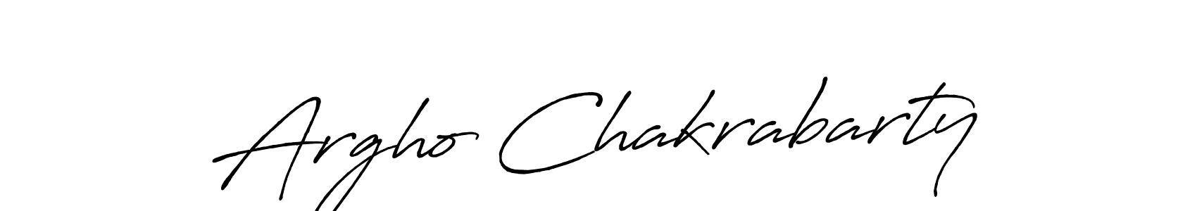 How to make Argho Chakrabarty name signature. Use Antro_Vectra_Bolder style for creating short signs online. This is the latest handwritten sign. Argho Chakrabarty signature style 7 images and pictures png