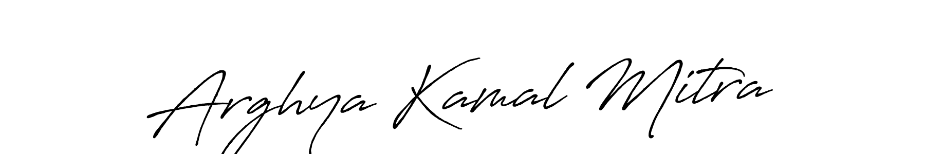 Also we have Arghya Kamal Mitra name is the best signature style. Create professional handwritten signature collection using Antro_Vectra_Bolder autograph style. Arghya Kamal Mitra signature style 7 images and pictures png