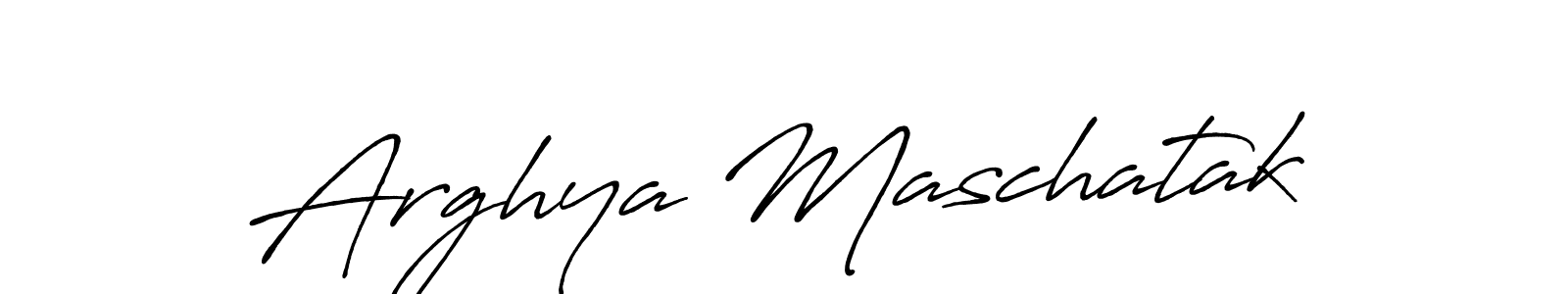 How to make Arghya Maschatak signature? Antro_Vectra_Bolder is a professional autograph style. Create handwritten signature for Arghya Maschatak name. Arghya Maschatak signature style 7 images and pictures png