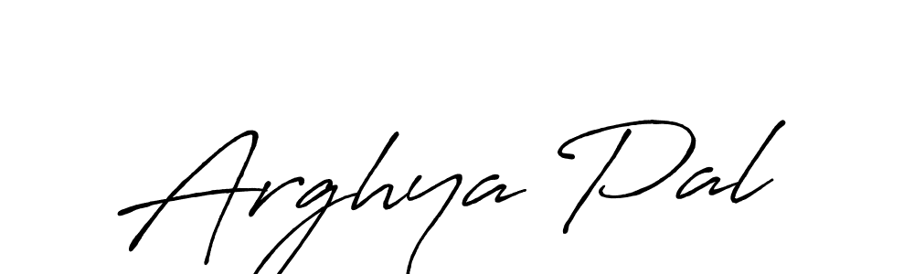 Make a beautiful signature design for name Arghya Pal. With this signature (Antro_Vectra_Bolder) style, you can create a handwritten signature for free. Arghya Pal signature style 7 images and pictures png