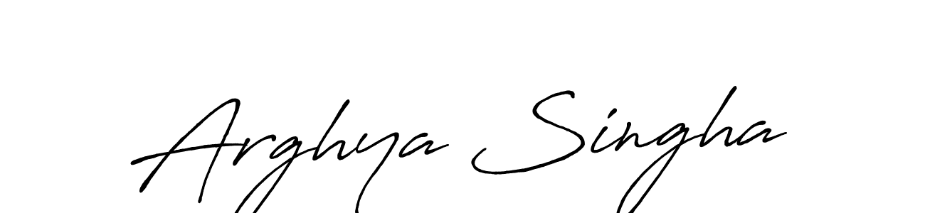 You should practise on your own different ways (Antro_Vectra_Bolder) to write your name (Arghya Singha) in signature. don't let someone else do it for you. Arghya Singha signature style 7 images and pictures png