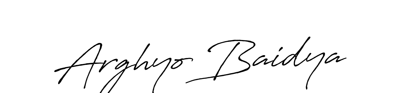 if you are searching for the best signature style for your name Arghyo Baidya. so please give up your signature search. here we have designed multiple signature styles  using Antro_Vectra_Bolder. Arghyo Baidya signature style 7 images and pictures png