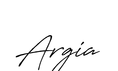 Design your own signature with our free online signature maker. With this signature software, you can create a handwritten (Antro_Vectra_Bolder) signature for name Argia. Argia signature style 7 images and pictures png