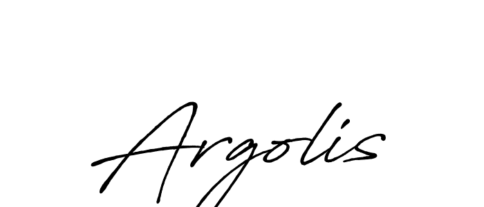 How to make Argolis signature? Antro_Vectra_Bolder is a professional autograph style. Create handwritten signature for Argolis name. Argolis signature style 7 images and pictures png