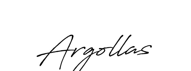 Create a beautiful signature design for name Argollas. With this signature (Antro_Vectra_Bolder) fonts, you can make a handwritten signature for free. Argollas signature style 7 images and pictures png