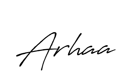 How to make Arhaa name signature. Use Antro_Vectra_Bolder style for creating short signs online. This is the latest handwritten sign. Arhaa signature style 7 images and pictures png